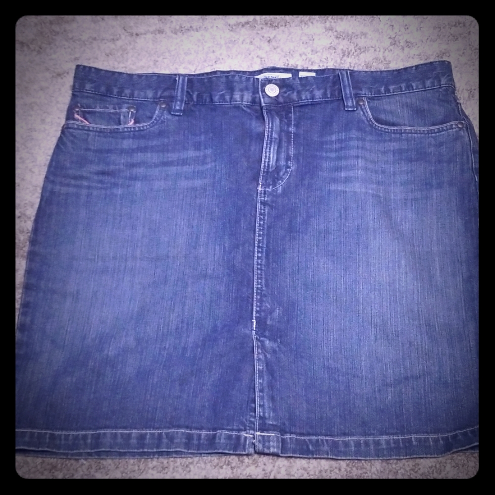 Old Navy Denim Skirt Stretch
